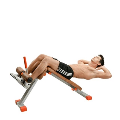 Incline Bench Sit Ups